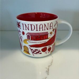 Starbucks Indiana Mug - Red and White